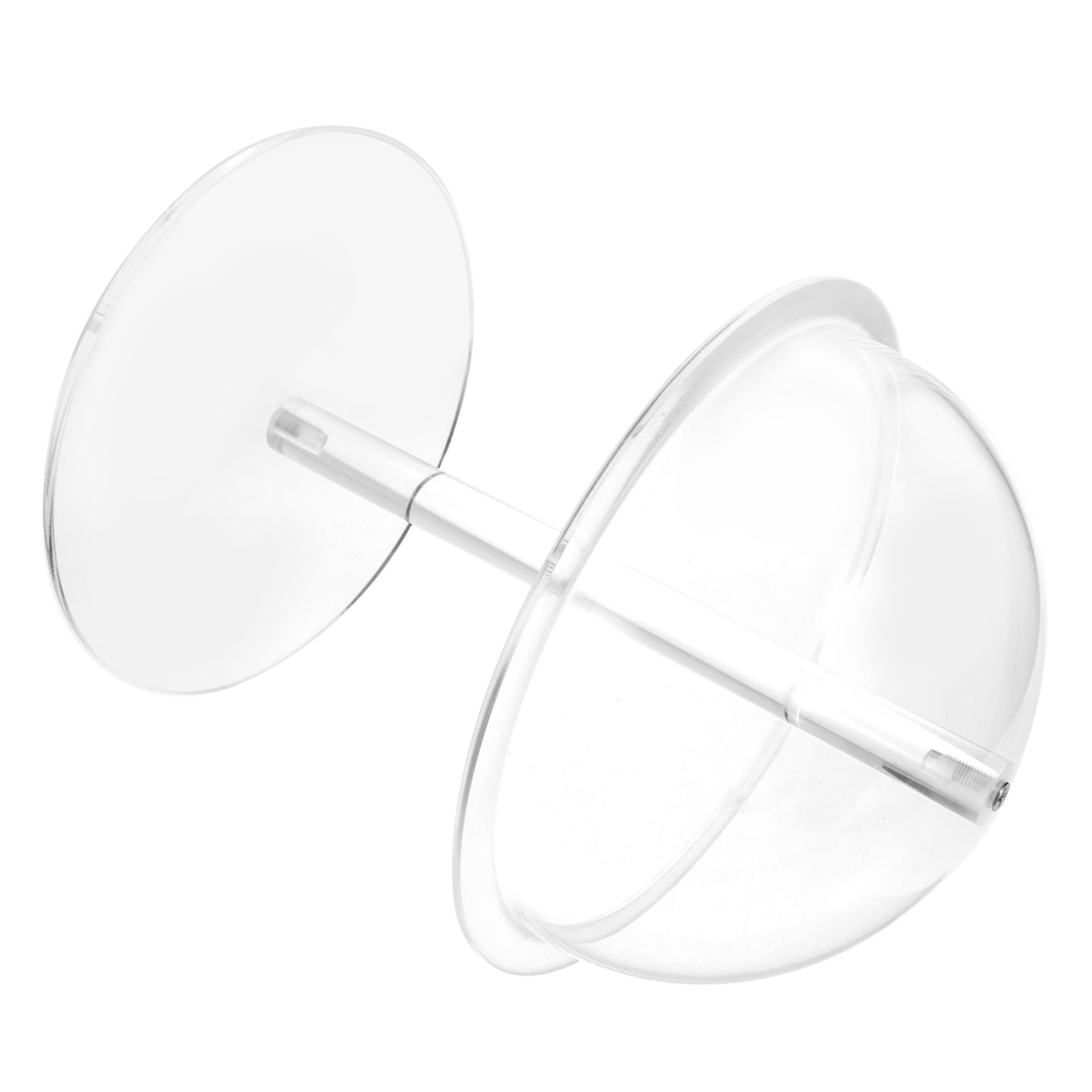 Espositore Sicuro per Cappelli in Acrilico Trasparente da Scrivania con Altezza Regolabile, Supporto per Cappelli e Design Semplice per Organizzazione Domestica
