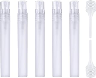 10ml Refillable Travel Spray Bottle Frosted Slim Body Perfume Atomizer Pocket Mini Fine Mist Spritzer Bottle Empty Liquid ...