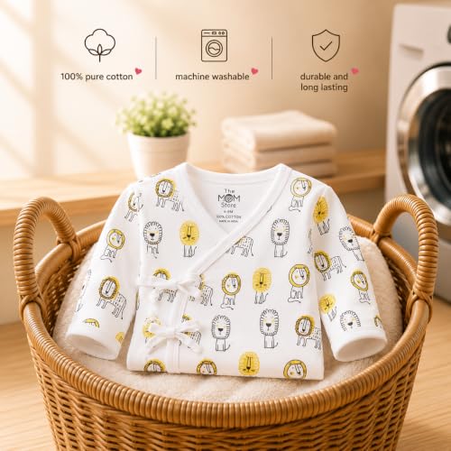 Image of The Mom Store Baby Romper Jabla Style For Boys And Girls | Cotton | Soft Infant Bodysuit | Trendy Stylish Sleepwear For Newborn Baby | Printed | Unisex Comfortable Everyday Baby Wear