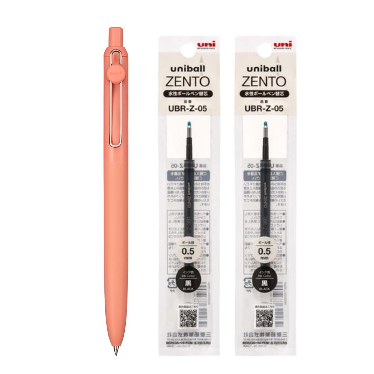 三菱鉛筆 ユニボール　ZENTO 0.38 2本 Amazon | 三菱鉛筆 ユニボール ゼント スタンダードモデル 【 0.38mm
