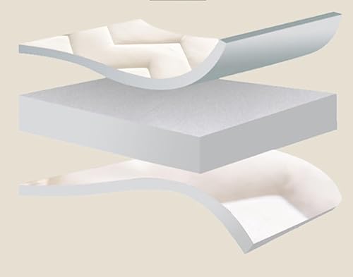 EVURU Breathable Soft Mattress Protector,Queen Mattress Pad Cooling Mattress Topper Cotton Top Quilted Fitted Mattress Cover Deep Pocket Fits