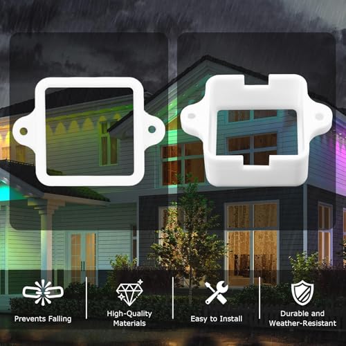 Supports pour lumières LED d'extérieur Govee H805 en plastique haute résistance anti-UV