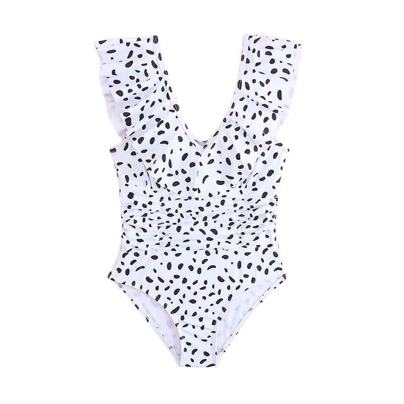 Maillots de bain pour enfants et femmes vêtements de plage d'été imprimé léopard