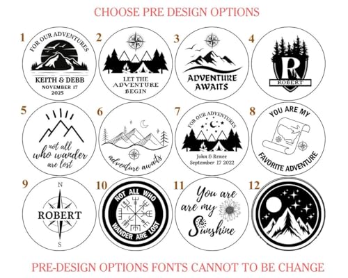 Brújula grabada personalizada de latón para hombre, compás artesanal personalizado miniatura 4