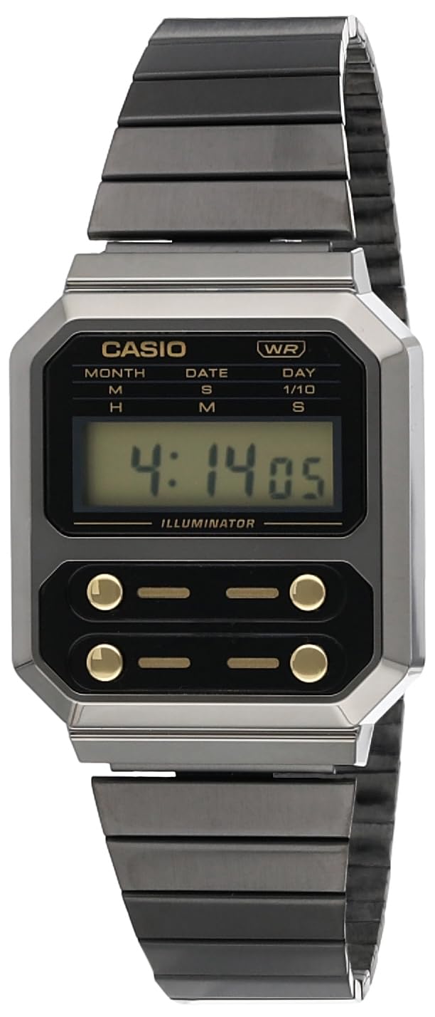 Casio Collection Men's Digital Watch Vintage Black/Grey