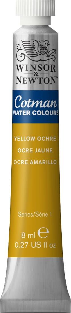 Winsor & Newton Cotman Watercolour Paint 8ml Tube โ Yellow Hue 744 โ image 1