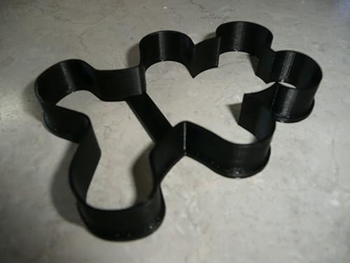 Miniatura 4 de YNGLLC Cortador de galletas mágico de ratón y pan de jengibre temático, fabricado en Estados Unidos, negro, 1 pieza