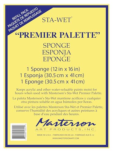 Masterson Sta-Wet Premier Sponge Refill 3Pk