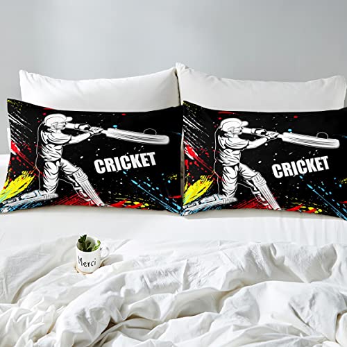 Housse de couette cricket avec fermeture éclair intégrée parure de lit 3 pièces - 5