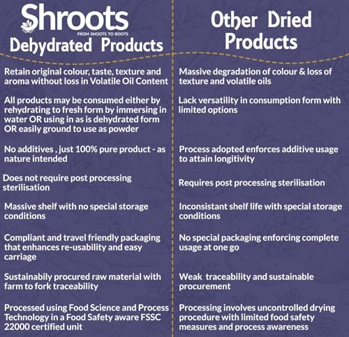 Image of SHROOTS Dehydrated Chopped Spring Onion Flakes | 100% Natural & Aromatic | Rich in Nutrients for Immune Support & Digestive Health | Perfect for Soups, Salads & Cooking | 20g (Pack of 1)