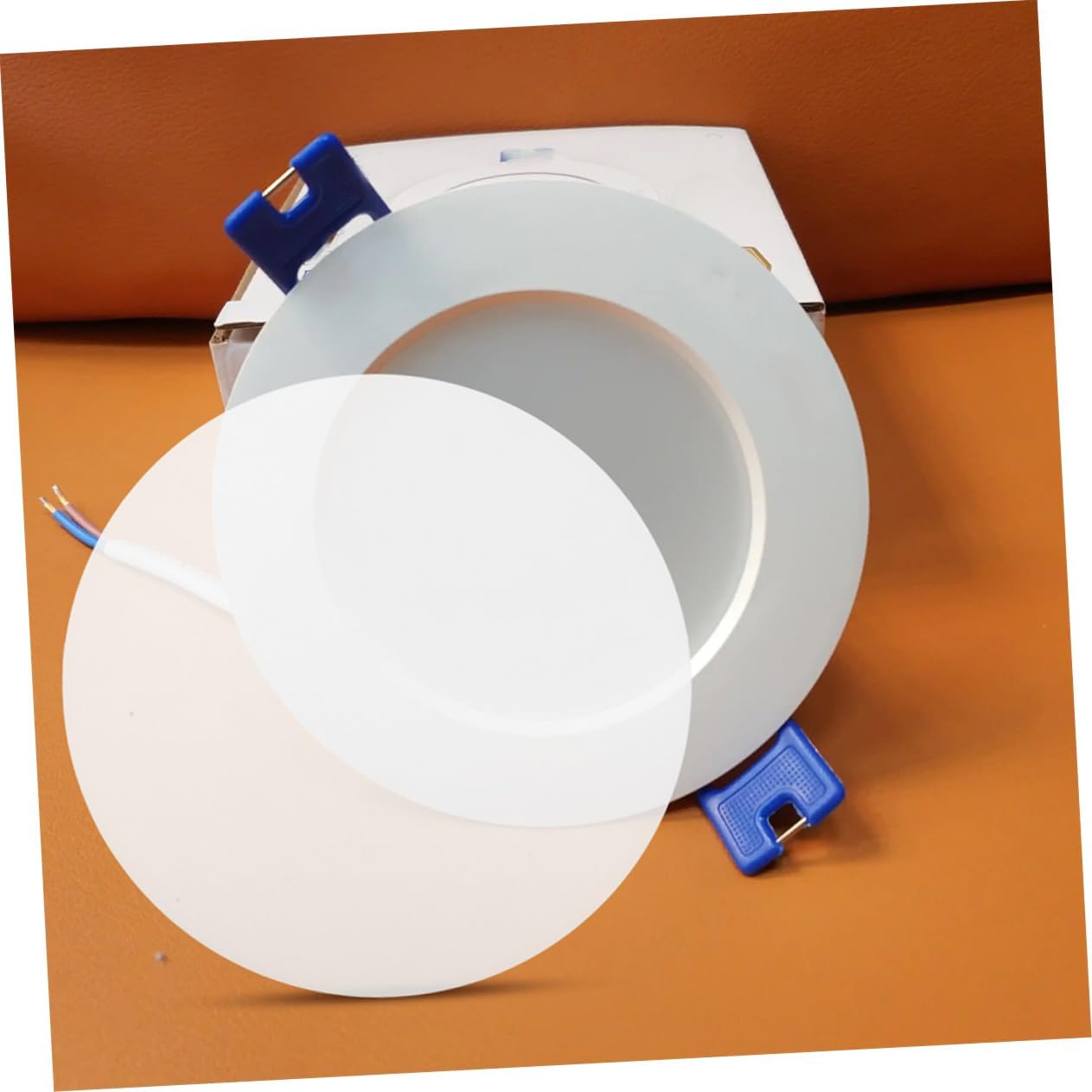 6pcs Downlight Diffuser Plate Recessed Lighting Covers Soft Light Bulbs for Modern Recessed Lighting