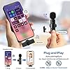 VOVIGGOL Wireless Lavalier Microphone for iPhone iPad/Android Phones/PC Laptop, Plug&Play Lapel Wireless Microphone for Video Recording YouTube, Live Stream, TikTok, Vloggers, Interview #1