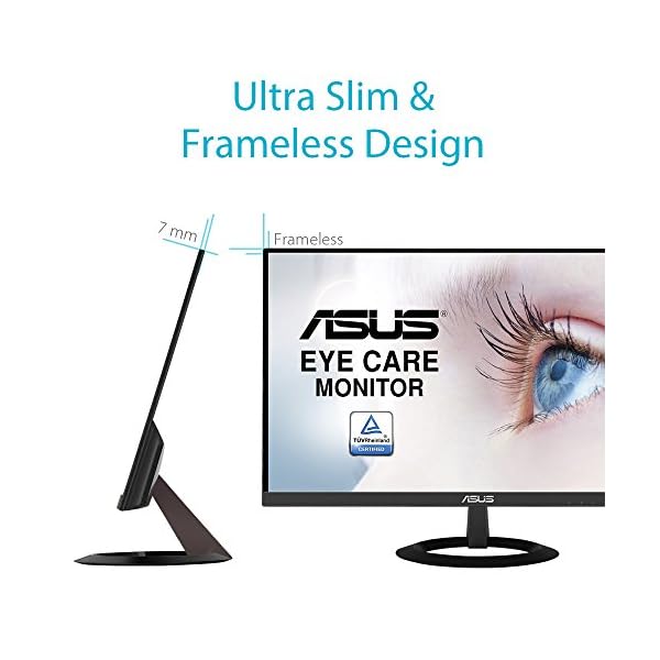Asus VZ249HE 23.8" Full HD IPS Mate Negro pantalla para PC - Monitor (60,5 cm (23.8"), 1920 x 1080 Pixeles, LED, 5 ms, 250 cd / m², Negro) - Image 3