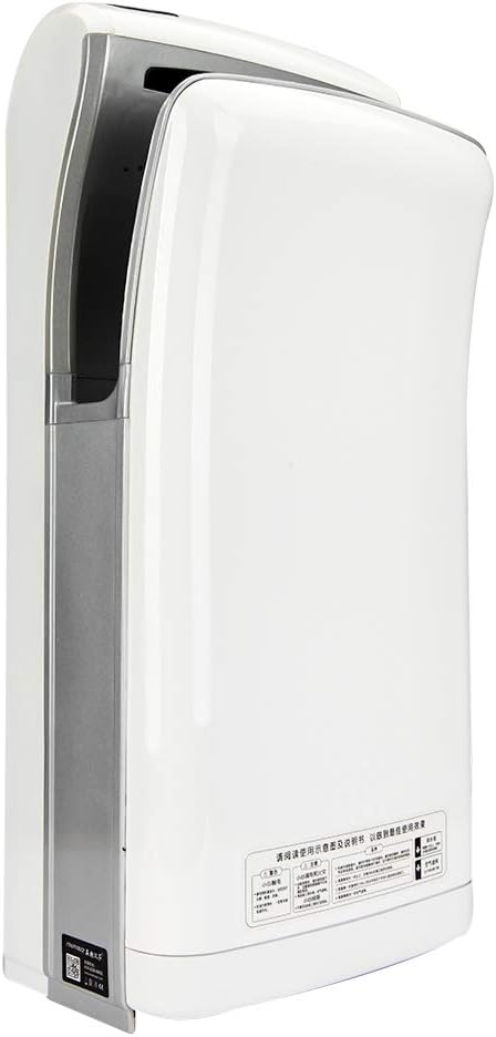 interhasa! Commercial Hand Dryer with HEPA Filter, 110V Electric Jet Hand Dryer for Bathrooms Commercial, 3-Pin Plug in