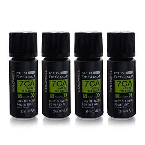 Goldwell Men's Air Spray ReShade Blending Power Shot 7CA Cool Ash Mid Blonde