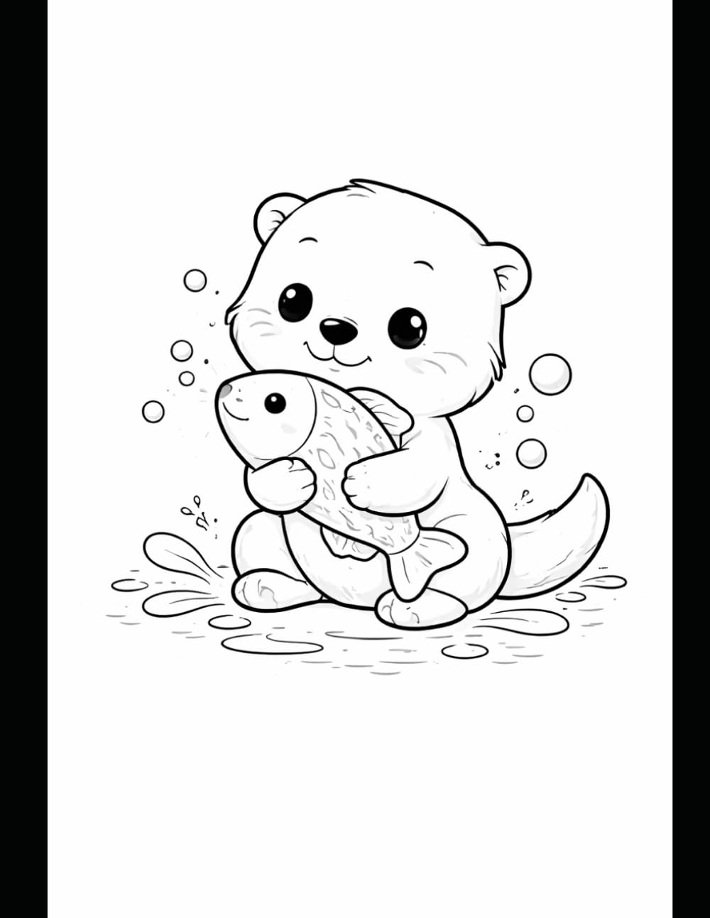 Cute Animals Coloring Book for Kids Ages 4–8