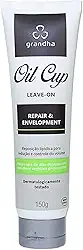 Kit de Cuidados para Cabelos Alisados Grandha - Condicionador com Óleo para Hidratação Profunda, Controle de Volume e Eficaz do Frizzy