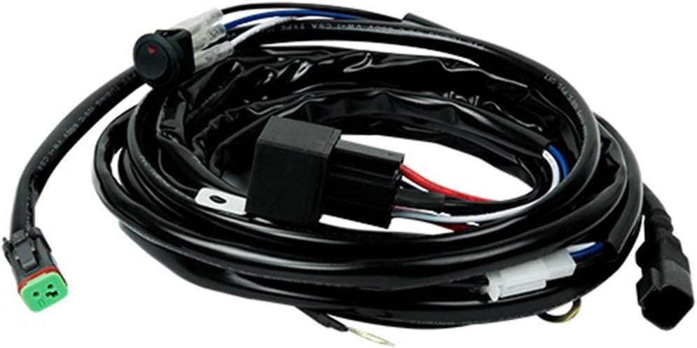 Blazer International195CWL610 Quick-Connect Wire Harness | 9 Ft 16-Gauge Wiring Kit with Fuse, Relay & Switch | Compatible with LED, HID & Halogen Off-Road, Work & Auxiliary Lights Up to 200W