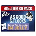 FELIX As Good As it Looks Favourites Selection in Jelly Wet Cat Food 40x85g