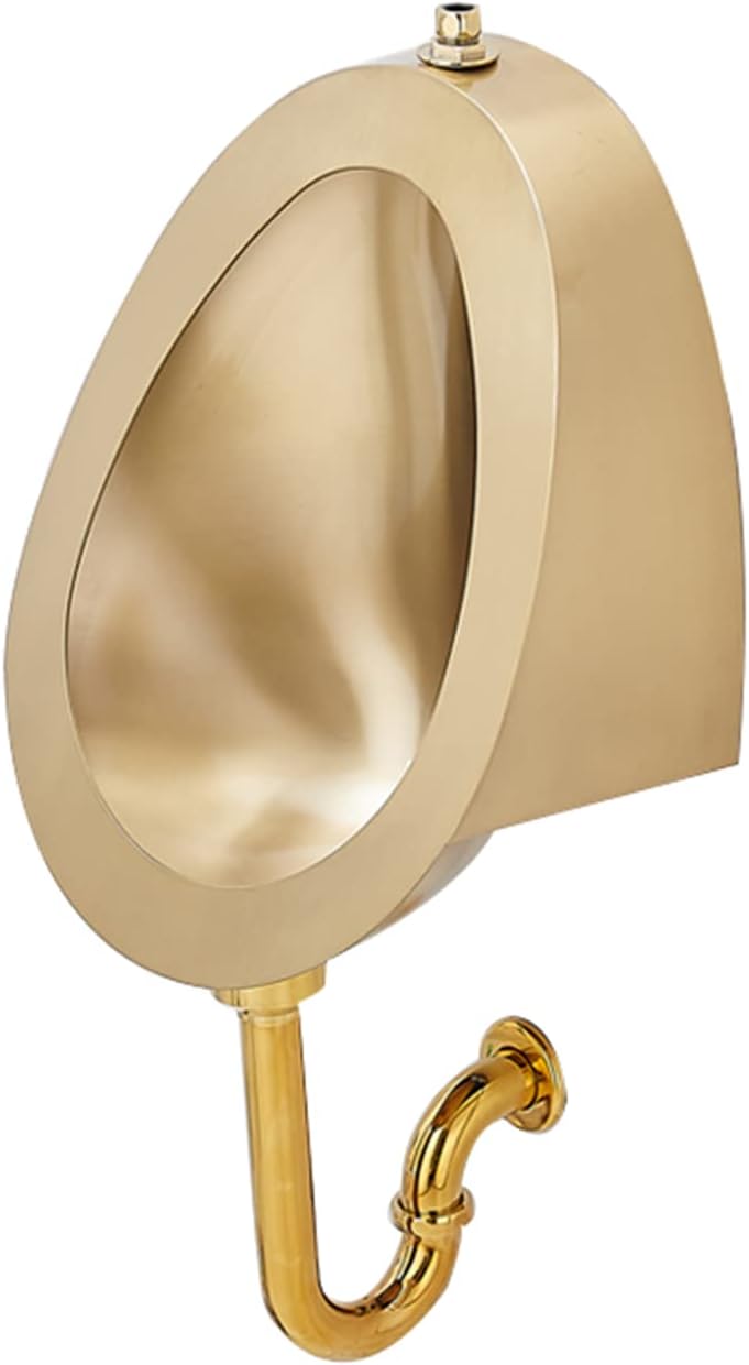 Universal Flushing Type High-Efficiency Urinal, Stainless Steel Wall-Mounted Automatic Sensor Toilet Urinal, Bathroom and Public Toilet Urinal with Flush Valve, Deodorant