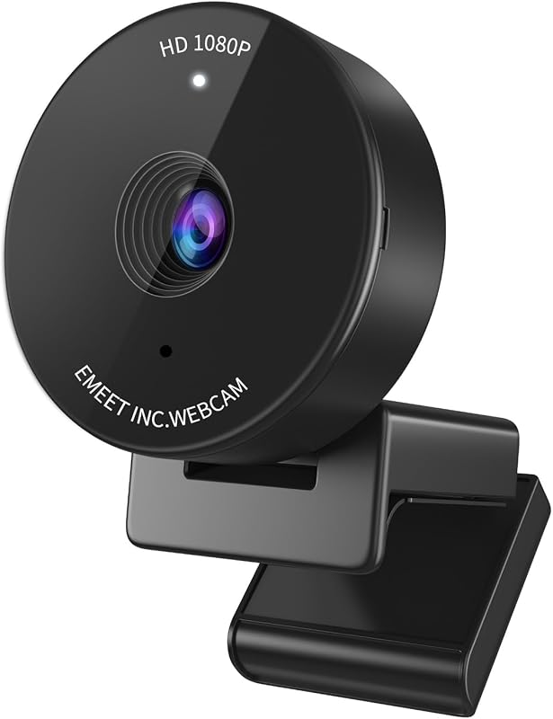 C950 1080P Webcam, USB Webcam with Microphone&Physical Privacy Cover | Auto Light Correction, Fixed Focus, USB Plug & Play, Ultra Web Cam w/ 70°View for Meeting/Online Classes/Zoom/YouTube