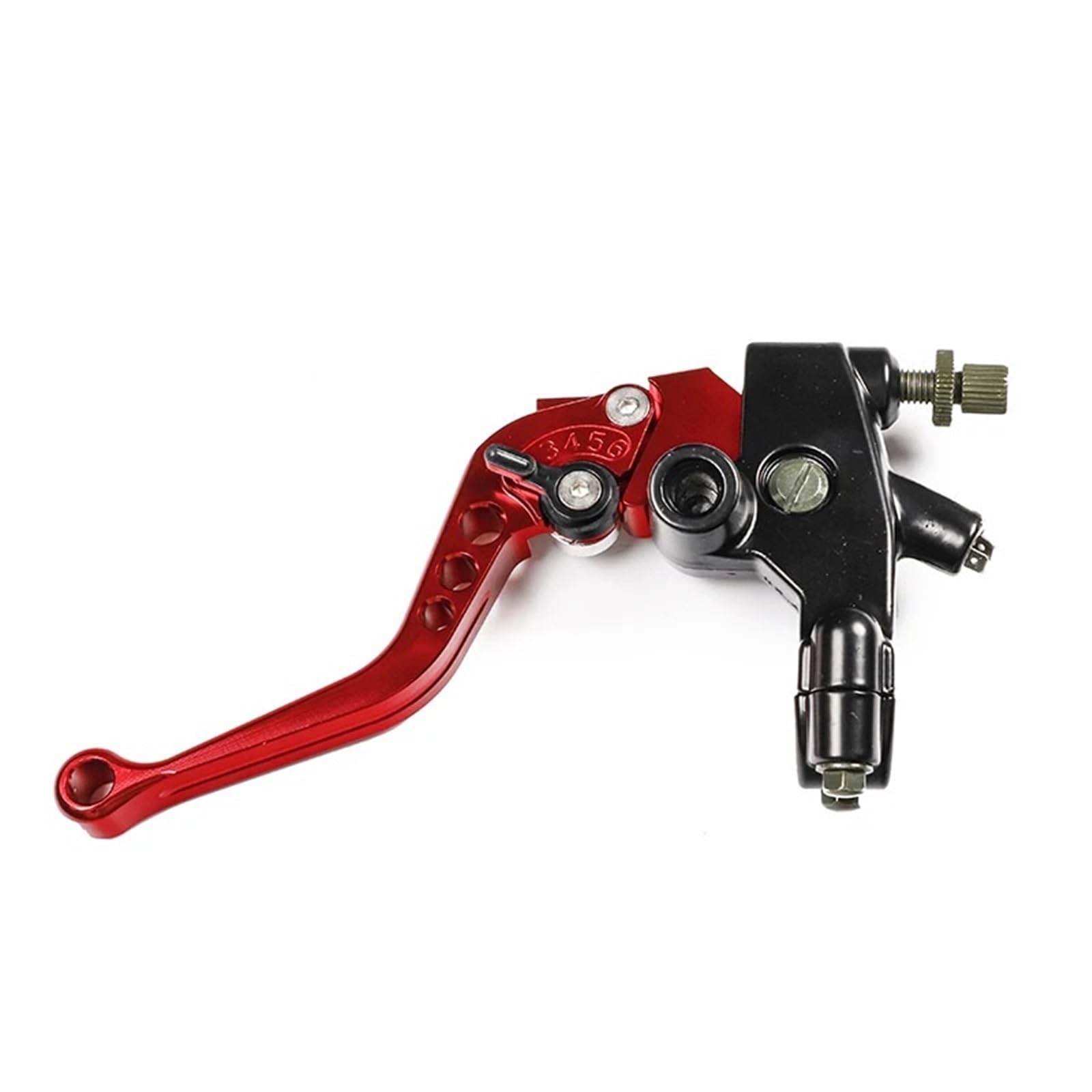 PMAGSYQ Forward Brake Pump Brake Pump Universal Motorcycle 7/8" 22mm Hydraulic Brake Clutch Master Cylinder Reservoir Lever Fit for WR YZ RM Motocross(Red Left Clutch)