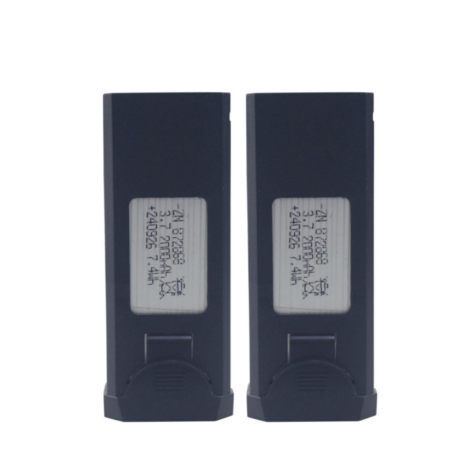 Pack De 2 Baterías Lipo 3.7V 2000mAh Para S2S – Accesorios De Dron, Con Protección Contra Sobrecarga, Peso 41g Cada Una