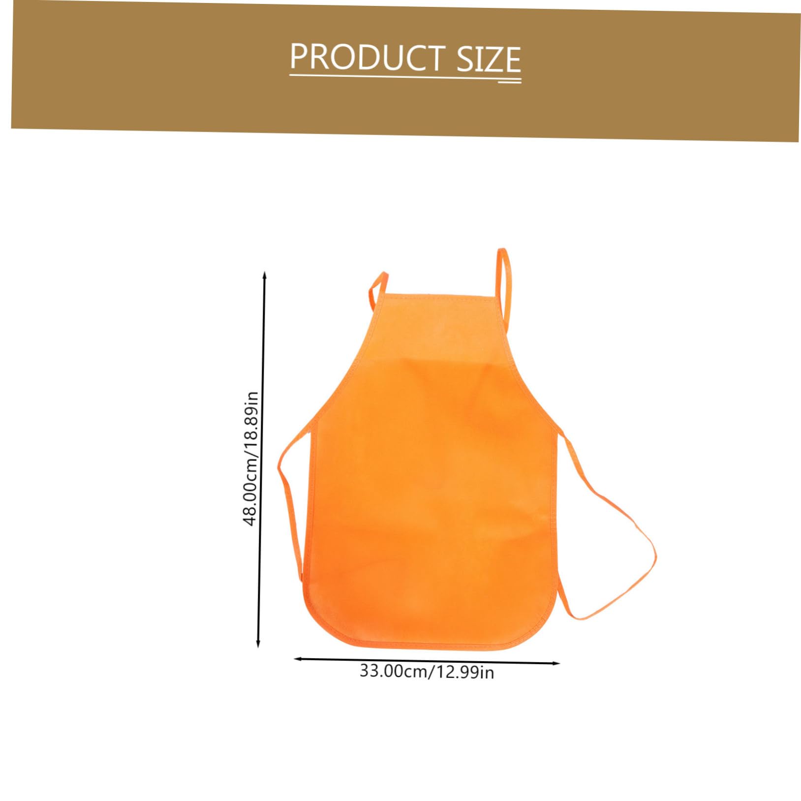 Kinderschürze aus Vliesstoff 24 Stück 33x48cm mit Langen Taillenbändern Wiederverwendbar Malerschürze für Kinder und Kleinkinder für Mal und Bastelaktivitäten Sowie Kinderkochen