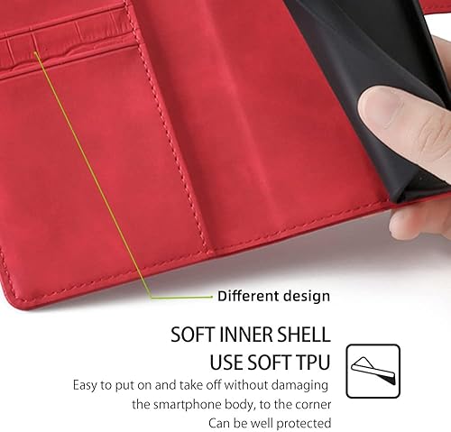 Miniatura 7 de Funda tipo cartera para XIAOMI REDMI K40 Gaming, piel sintética de alta calidad, ajuste delgado, para juegos REDMI K40, 3 ranuras para tarjetas,