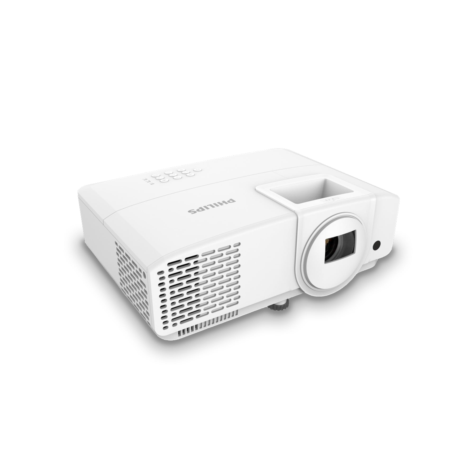 Philips, Propix 860, professional LED projector, DLP, advanced image correction, 1920 x 1080 pixels, Full HD, internal speakers with 5 W, lumen: 2600 ANSI, white