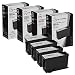 LD Compatible Ink Cartridge Replacement for Lexmark 150XL 14N1614 High Yield (Black, 4-Pack)