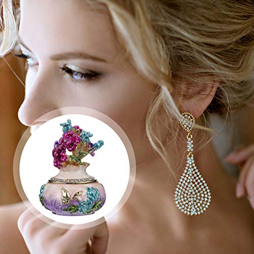 Coffret à bijoux en émail chic pour un cadeau d'anniversaire mémorable - 4