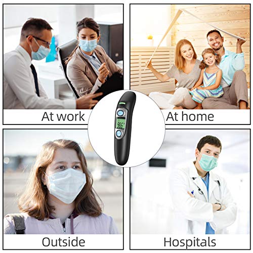 image for Metene Forehead and Ear Thermometer for Fever, Basal Infrared Thermome