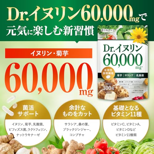 新日本ヘルス Dr.イヌリン 60,000mg