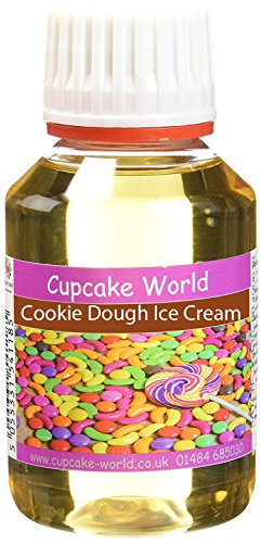 Cupcake World Aromas Alimentarios, Sabor Helado de Masa de Galleta Total: 100 ml