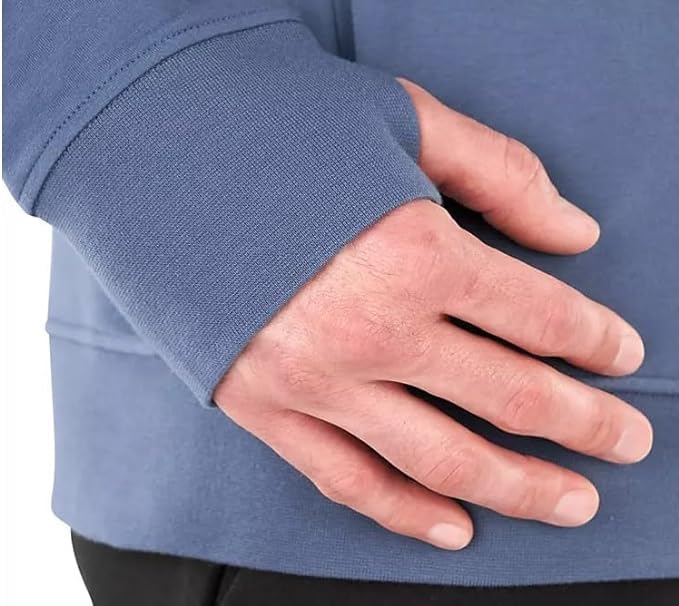 Member's Mark Men's Everyday Active Hoodie (US, Alpha, Large, Regular, Regular, Blue Indigo)4