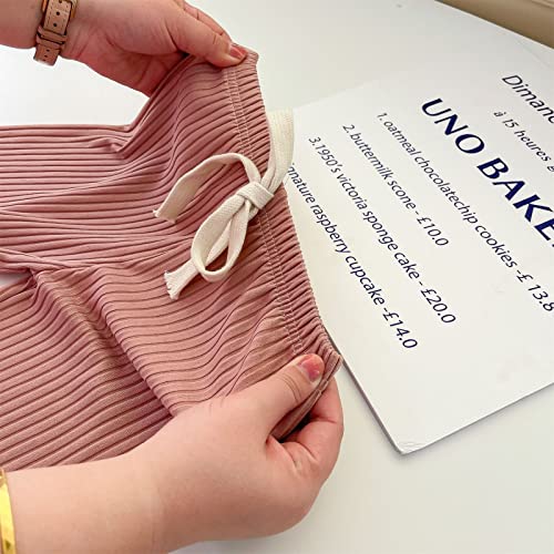 Toddler Boys Corduroy Pants Cargo Sweatpants Solid Elastic Waist Casual Loose Relaxed Fit Baggy Long Trousers2