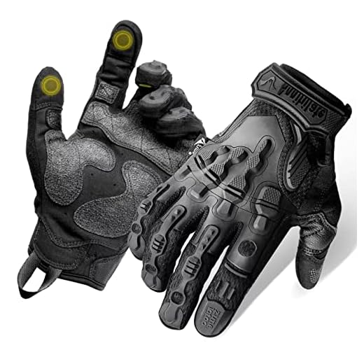 Zune Lotoo Gants de Moto, Gants Tactique Militaire Compatibles avec Écran Tactile pour Homme Femme, Gants Airsoft Respirants et Absorbant Les Chocs pour Paintball, Airsoft, Motocross, Randonné(M)