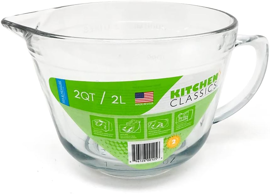 2 Quart Batter Bowl, Mix and Measure