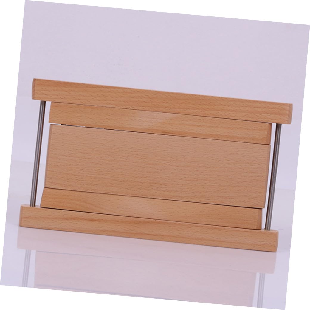 Poggiapiedi Regolabile a 4 Posizioni in Legno per Chitarra | Beige, Stabile e Leggero, Pieghevole per Uso All'aperto, Pedalino Supporto Piedi