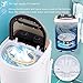 CLIPOP Portable Mini Small Washing Machine and Spin Dryer for Home, 2-in-1 Camping Washing Machine Compact Electric Washer & Drying for Baby Clothes (White, 3 Kg)