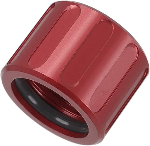 Vista 109 de NDZ Performance Protector de rosca de barril de 1/2x28 pulgadas de aluminio anodizado y acero inoxidable Cerakote o PVD con junta tórica, fabricado