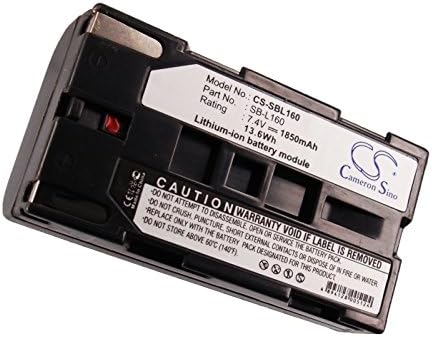 KML Battery Compatible with Samsung SB-L110A,SB-L160,SB-L320,fit Model Samsung SCL810,SCL860,SCL870,SCL901,SCL903(1850mAh / 13.69Wh,7.40V,Li-ion)