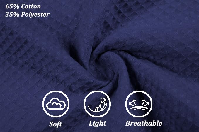 Image of 3 Pcs Towel Wrap for Women Lightweight Waffle Spa Bathrobe Cover Up Bath Shower Wraps with Adjustable Closure