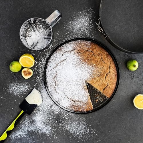 Springform Cake Pan, 3PCS Stainless Steel Springform Tin, Cake Tin for Baking for Cheesecake, Removable Base, Non-Stick Deep Round Spring Form Cake Pans for Baking (18/20/22cm) - Image 6