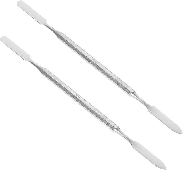 iplusmile 2pcs Dental Spatula Double Ended Cement Spatulas Dental Instruments Dental Wax Sculpting Crafts Stainless Steel Spatula for Dentist Tool Supplies