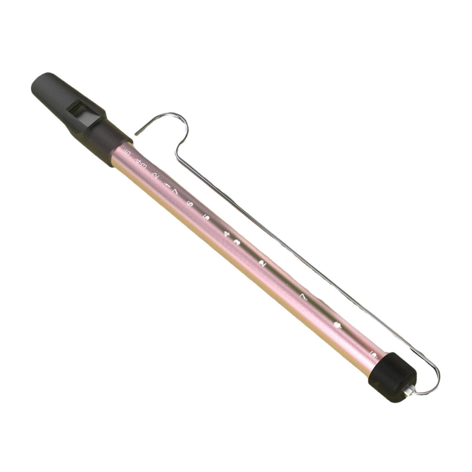 F Fityle Silbato deslizante, instrumento de viento, escala deslizante ajustable de mano, juguete divertido para adultos, Juguete Musical para principiantes, Rosa