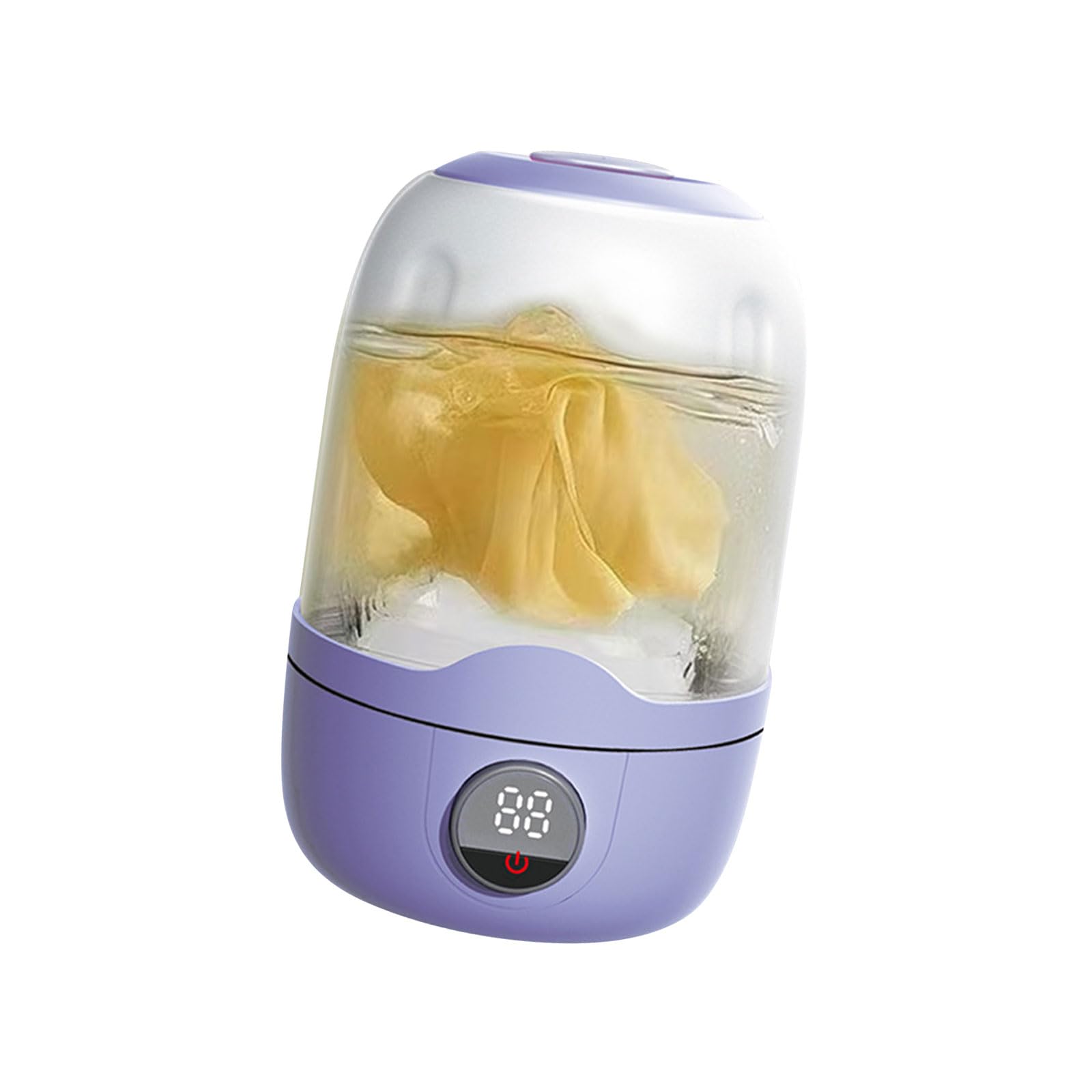 Maxtonser 1.1L Travel Washer Rechargeable Washer Underwear Cleaner For Underwear Camping Apartment Space Saving