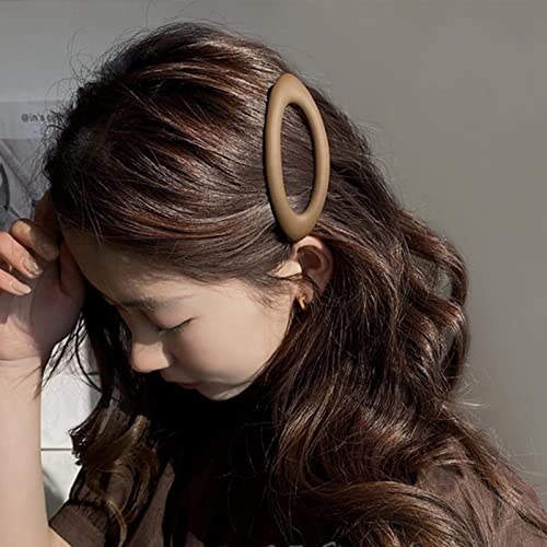 Pinzas Grandes Mate Elipse para Cabello Fino de Mujer - Clips de Peinado Vintage de Fuerte Sujeción y Accesorios Regalo miniatura 5