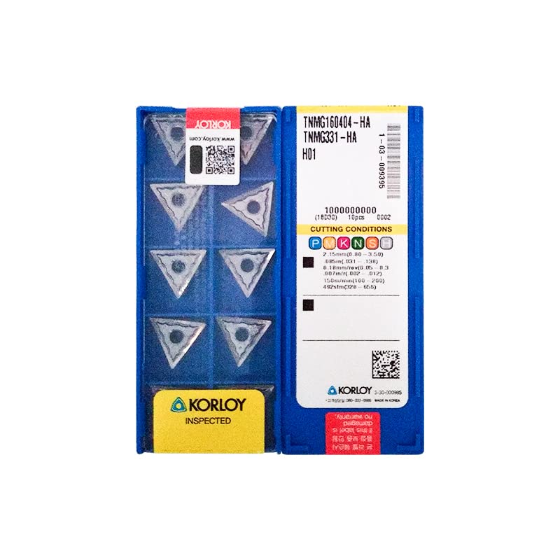 KORLOY 100% original TNMG TNMG16 TNMG1604 TNMG160404 HA TNMG160404-HA H01 Diamond Turning Blade
